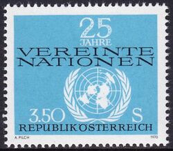 1970  25 Jahre Vereinte Nationen (UNO)
