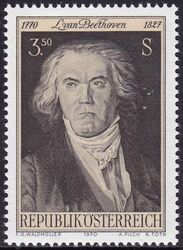 1970  200. Geburtstag von Ludwig van Beethoven