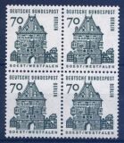 1964  Freimarken: Deutsche Bauwerke aus Bogen