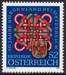 1971  50 Jahre Burgenland bei sterreich