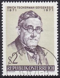 1971  100. Geburtstag von Erich Tschermak-Seysenegg