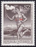 1972  Fackellauf zu den Olympischen Spielen in München