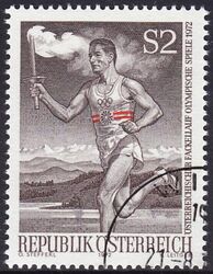 1972  Fackellauf zu den Olympischen Spielen in Mnchen