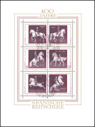 1972  400 Jahre Spanische Reitschule - Blockausgabe