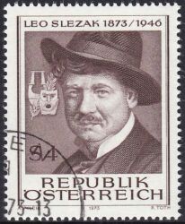 1973  100. Geburtstag von Leo Slezak