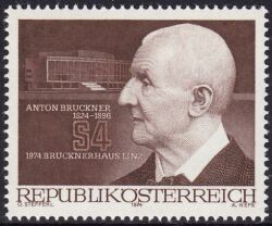 1974  Eröffnung des Anton-Bruckner-Hauses in Linz