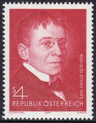 1974  100. Geburtstag von Karl Kraus