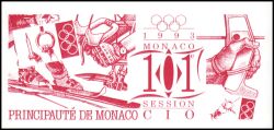 1993  Session des Internationalen Olympischen Komitees (IOC) - Markenheftchen