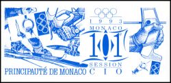 1993  Session des Internationalen Olympischen Komitees (IOC) - Markenheftchen