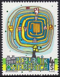 1975  Moderne Kunst in Österreich - Hundertwasser