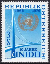 1976  10 Jahre Organisation der Vereinten Nationen (UNIDO)