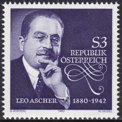 1980  100. Geburtstag von Leo Ascher