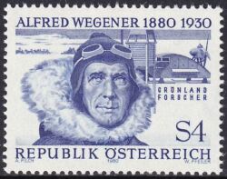 1980  100. Geburtstag von Alfred Wegener