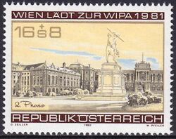 1980  Internationale Briefmarkenausstellung WIPA 1981 