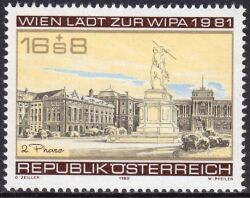1980  Internationale Briefmarkenausstellung "WIPA 1981"