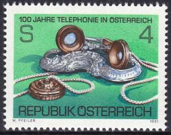 1981  100 Jahre Telefon in Österreich