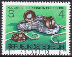 1981  100 Jahre Telefon in Österreich