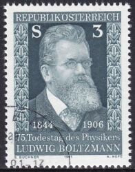 1981  75. Todestag von Ludwig Boltzmann