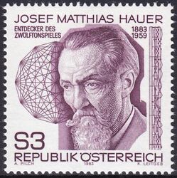 1983  100. Geburtstag von Josef Matthias Hauer