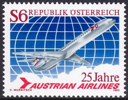 1983  25 Jahre Austrian Airlines