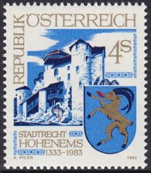 1983  550 Jahre Stadtrecht fr Hohenems