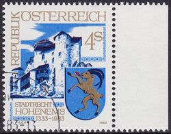 1983  550 Jahre Stadtrecht fr Hohenems