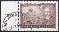 1983  150. Geburtstag von Carl Freiherr von Hasenauer