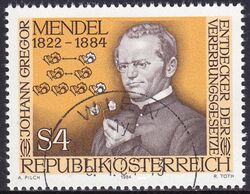 1984  100. Todestag von Gregor Johann Mendel