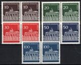 1966  Freimarken: Brandenburger Tor aus Bogen