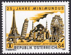 1984  25 Jahre Miniaturstadt "Minimundis" in Klagenfurt