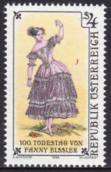 1984  100. Todestag von Fanny Elßler