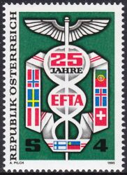 1985  25 Jahre Europäische Freihandelszone (EFTA)