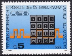 1986  Einfhrung des digitalen Telefon-Whlsystems