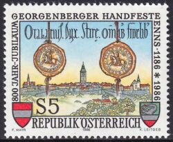 1986  800. Jahrestag der Unterzeichnung der Georgenberger Handfeste