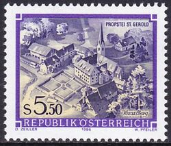 1986  Freimarke: Stifte und Klöster