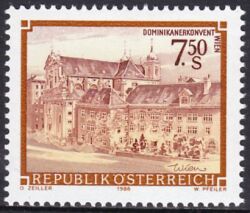 1986  Freimarke: Stifte und Klöster