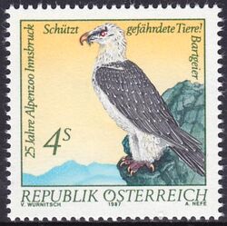 1987  Naturschutz: 25 Jahre Alpenzoo - Bartgeier