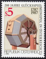 1987  200 Jahre Glücksspielmonopol in Österreich