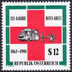 1988  125 Jahre Internationales Rotes Kreuz