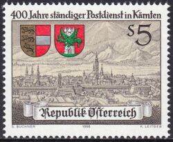 1988  400 Jahre ständiger Postdienst in Kärnten