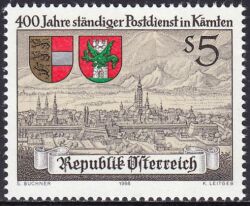 1988  400 Jahre stndiger Postdienst in Krnten