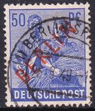 1949  Freimarken: Rotaufdruck  Berlin  50 Pfennig