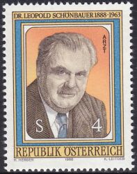 1988  100. Geburtstag von Leopold Schönbauer