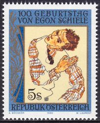1990  Geburtstag von Hans Makart und Egon Schiele