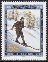 1990  50. Todestag von Matthias Zdarsky