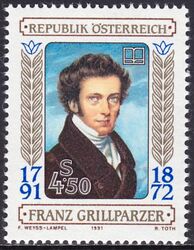 1991  200. Geburtstag von Franz Grillparzer