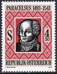 1991  450. Todestag von Paracelsus