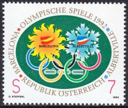 1992  Olympische Spiele in Albertville und Barcelona