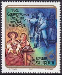 1992  150. Geburtstag der Operettenkomponisten Carl Zeller und Karl Millcker