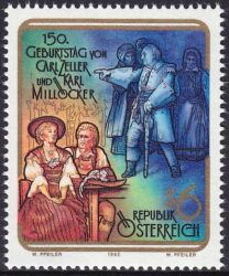 1992  150. Geburtstag der Operettenkomponisten Carl Zeller und Karl Millöcker